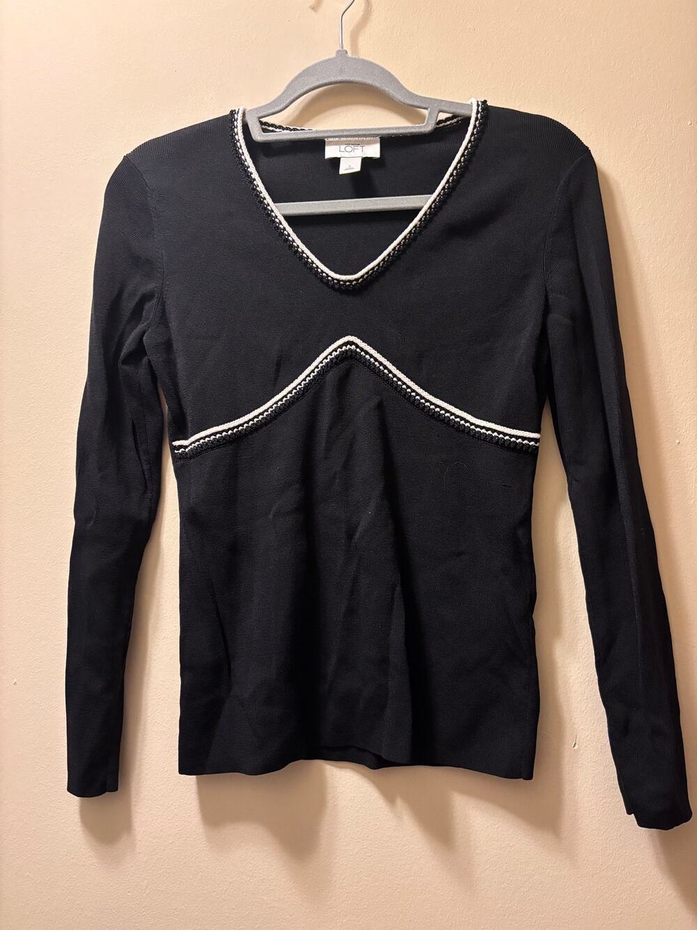 Black longsleeve top